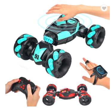 2.4G Gesture Sensing Remote Control Stunt Car with Four-Wheel Drive 39x39x39cm