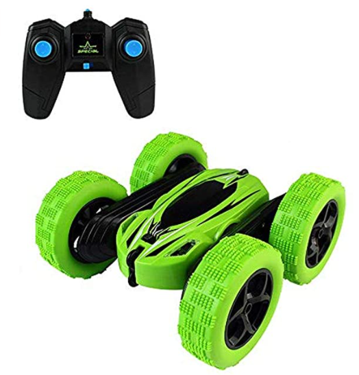 RC Car Remote Control Stunt Car Double Sided Rotating Tumbling 360 Degree Flips,RC Truck with LED HeadLights, 4WD 2. 4GHz Off-Road Racing Vehicles for Outdoor and Indoor Children Birthday Gifts