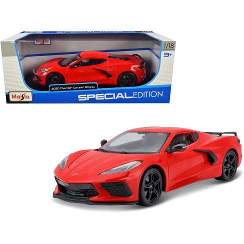 Chevrolet Corvette Stingray C8 Red 1/18 Diecast Model Car